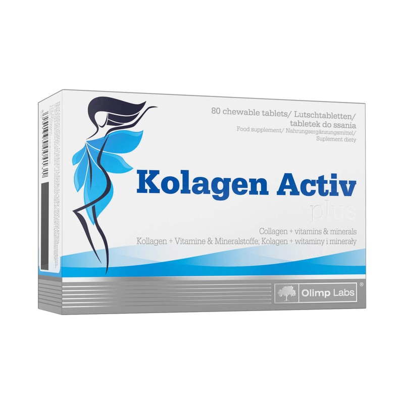 Olimp Labs Kolagen Activ Plus, tabletki do ssania, smak cytrynowy, 80 szt.