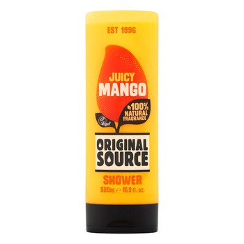 Original Source, żel pod prysznic, Mango, 500 ml