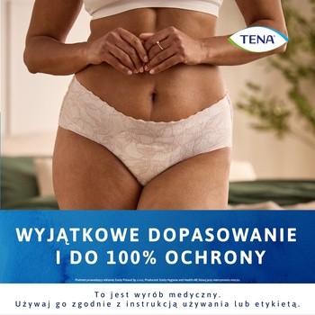 Tena Silhouette Plus, majtki chłonne, White, rozmiar L, 10 szt.