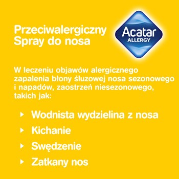 Acatar Allergy, 1 mg/ml, aerozol do nosa, 10 ml