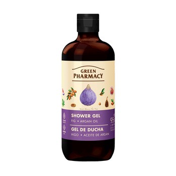 Green Pharmacy, żel pod prysznic, figi i olejek arganowy, 500 ml