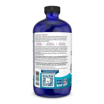 Nordic Naturals Complete Omega 1270 mg, płyn, smak cytrynowy, 473 ml