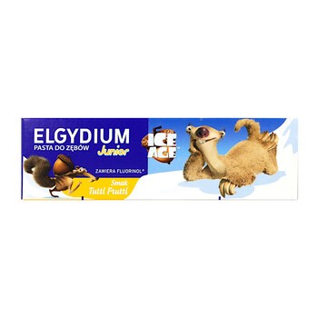 Elgydium Junior, pasta do zębów 7-12 lat, smak tutti frutti, 50 ml