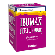 Ibumax Forte, 600 mg, tabletki powlekane, 10 szt, blist