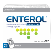 Enterol, 250 mg, kapsułki, 20 szt