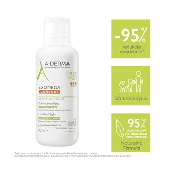 Aderma Exomega Control, balsam emolient, 400 ml