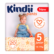 Kindii Pants, pieluchomajtki, 5 (12-17 kg), junior, 20 szt.