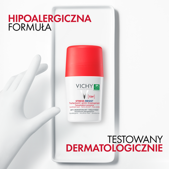 Vichy Stress Resist, antyperspirant 72h, intensywna kuracja przeciw poceniu się, 50 ml