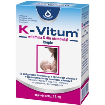 K-Vitum Witamina K dla niemowląt, krople, 13 ml