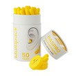 Haspro Tube 50, stopery do uszu, żółte, 50 par