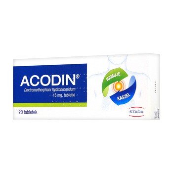 Acodin, 15 mg, tabletki, 20 szt.