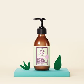 Mydlarnia 4 Szpaki, odżywka do włosów nawilżająca, Łopian i Agrest, 300 ml