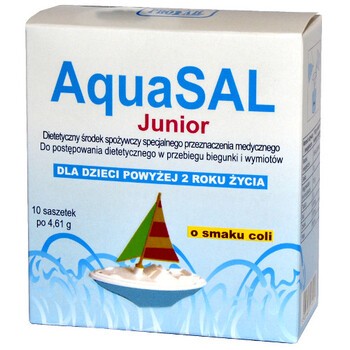 AquaSal Junior, proszek, 10 saszetek