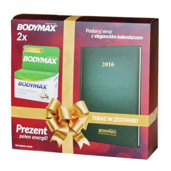 Zestaw Promocyjny Bodymax 50+, tabletki, 60 szt. x 2 opakowania + kalendarz na 2016 rok GRATIS