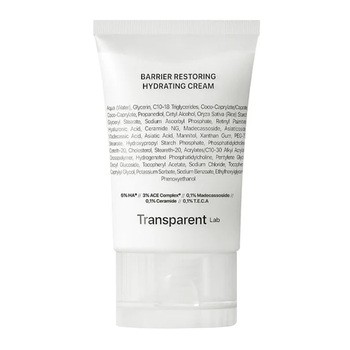 Transparent Lab Barrier Restoring Hydrating Cream, krem nawilżający, 50 ml