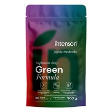 Intenson Green Formula, proszek, smak jagoda - truskawka, 300 g