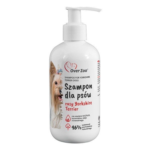 Over Zoo Over Zoo, szampon dla psów rady Yorkshire Terrier, 250 ml — Inhaltsstoffe und Bewertung