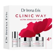 Zestaw Promocyjny Dr Irena Eris Clinic Way 4°, modelujący owal twarzy dermokrem na dzień, 50 ml + poprawiający gęstość skóry dermokrem na noc, 50 ml + dermokrem pod oczy, 15 ml
