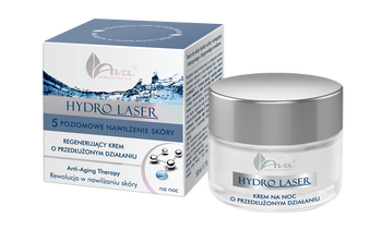 AVA Hydro Laser, regenerujący krem o przedłużonym działaniu, na noc, 50 ml