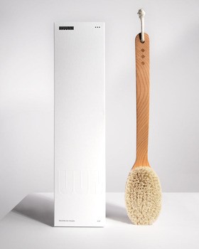 Hhuumm, szczotka do masażu ciała na sucho, włókno tampico wersja podwójnie gięta No.6, 1 szt.