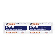 DOZ PRODUCT Opaska podtrzymująca dziana, 4 m x 10 cm, 1 szt.