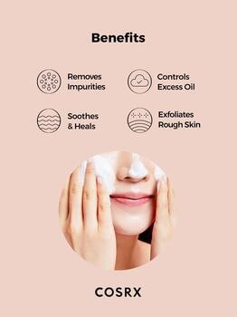 Cosrx AC Collection Calming Foam Cleanser, pianka oczyszczająca do twarzy, 150 ml