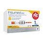 PIC Insumed, strzykawki insulinowe z powiększeniem 30Gx8mm 1 ml, 30 szt.