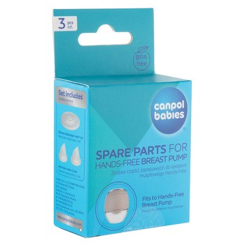 Canpol Babies, Części zapasowe do laktatora muszlowego Hands-Free