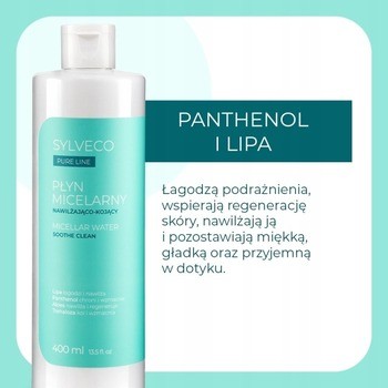 Sylveco Pure Line, nawilżająco-kojący płyn micelarny, 400 ml