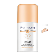 Pharmaceris F, delikatny fluid intensywnie kryjący, Sand 02, SPF 20, 30 ml