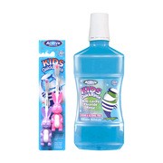 Zestaw Active Kids Quick, płyn do płukania jamy ustnej, fluor, 500 ml + szczoteczka do zębów dla dzieci (3-6 lat) Królik, 2 szt. https://azcdn.doz.pl/image/d/product/a576aa07-scale-180x180.png
