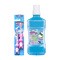Zestaw Active Kids Quick, płyn do płukania jamy ustnej, fluor, 500 ml + szczoteczka do zębów dla dzieci (3-6 lat) Królik, 2 szt.