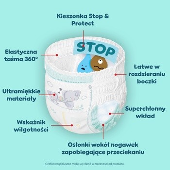 Pampers Premium Care Pants 6 (15+ kg), pieluchomajtki jednorazowe, 31 szt.