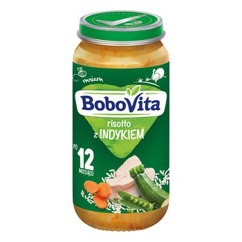 BoboVita, risotto z indykiem, 12 m+, 250 g