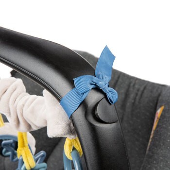 Canpol Babies, zawieszka do wózka/fotelika PASTEL FRIENDS, szary, 1 szt.