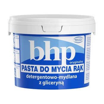 BHP pasta do mycia rąk, detergentowo-mydlana z gliceryną, 500 g