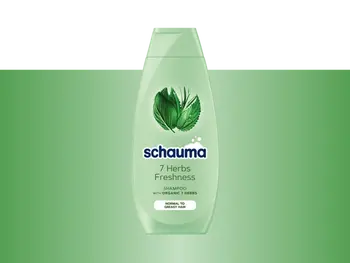 Schauma 7 Herbs Freshness, szampon ziołowy do włosów normalnych i przetłuszczających się, 400 ml