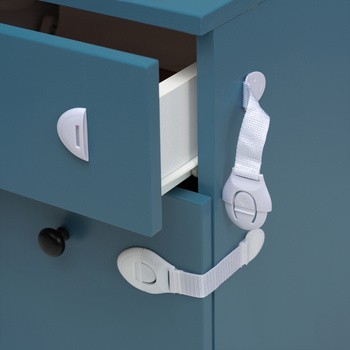 Sipo, blokada do szaf i szuflad na zatrzask, 10 szt.