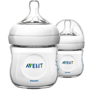 Avent Natural, butelka dla niemowląt, szerokootworowa, 125 ml, 2 szt.