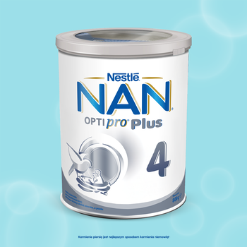 Nestle Nan Optipro Plus 4, produkt na bazie mleka dla małych dzieci, 800 g