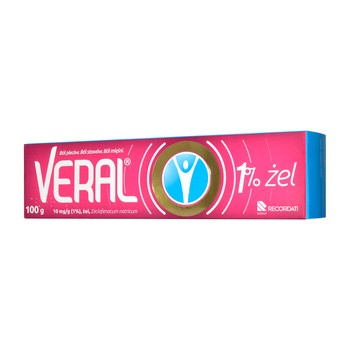 Veral, 10 mg/g (1%), żel, 100 g