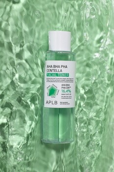 APLB AHA BHA PHA Centella Facial Toner, tonik oczyszczający do twarzy z kwasami i wąkrotą, 160 ml