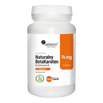 Aliness Naturalny BetaKaroten 14 mg, tabletki, 100 szt.