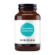 Viridian Myo-inozytol z kwasem foliowym, proszek, 120 g        