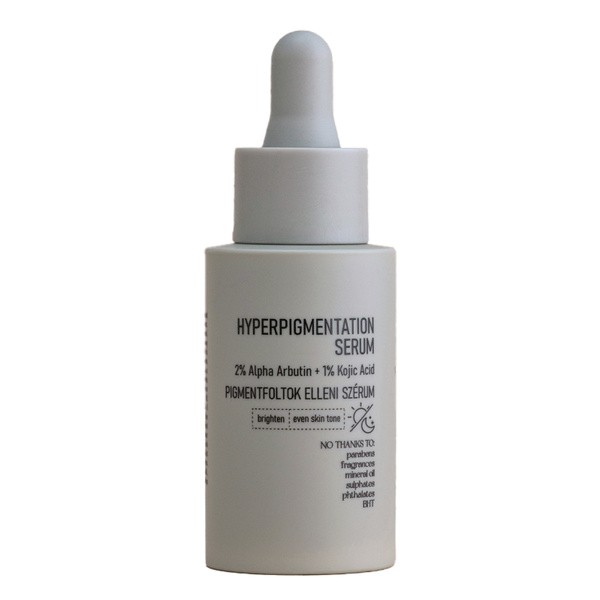 Nerds. Nerds. Hyperpigmentation, serum na przebarwienia z alfa-arbutyną i kwasem kojowym, 30 ml — Składniki i ocena