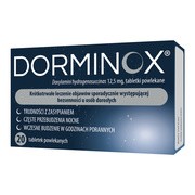 Dorminox, 12,5 mg, tabletki powlekane, 20 szt.        