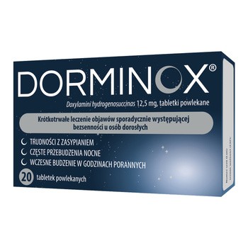 Dorminox, 12,5 mg, tabletki powlekane, 20 szt.