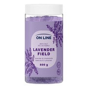 On Line Lavender Field, relaksująca sól do kąpieli z ekstraktem z lawendy i rumianku, 800 g https://azcdn.doz.pl/image/d/product/32745e1b-scale-180x180.png