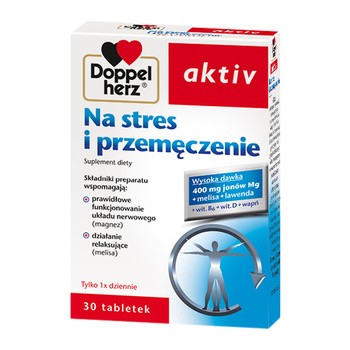Doppelherz aktiv Na stres i przemęczenie, tabletki, 30 szt.