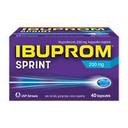 Ibuprom Sprint, 200 mg, kapsułki miękkie, 40 szt.